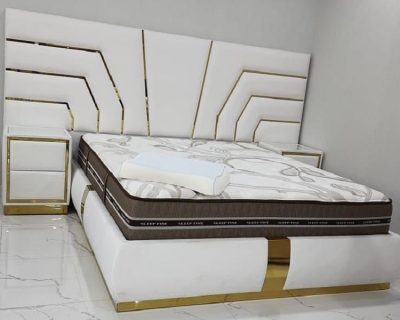 Bed and Headboard