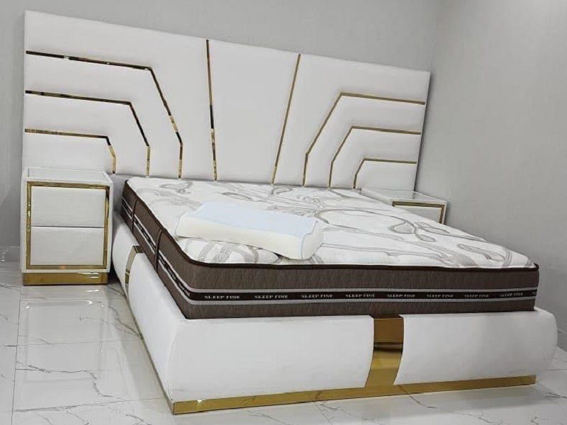 Bed and Headboard
