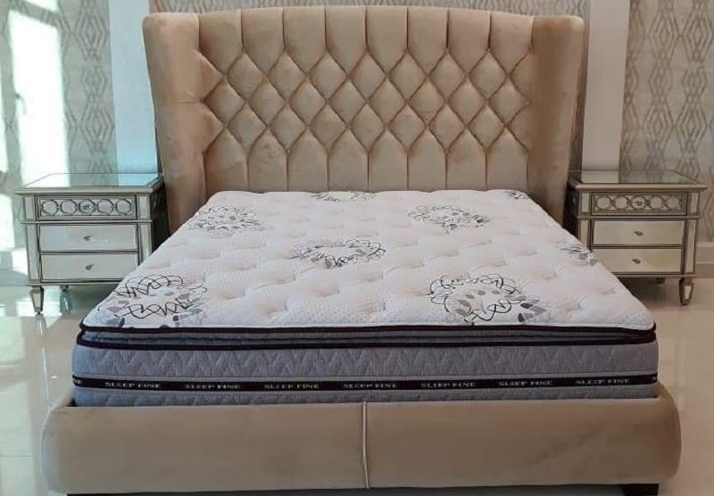 Bed and Headboard