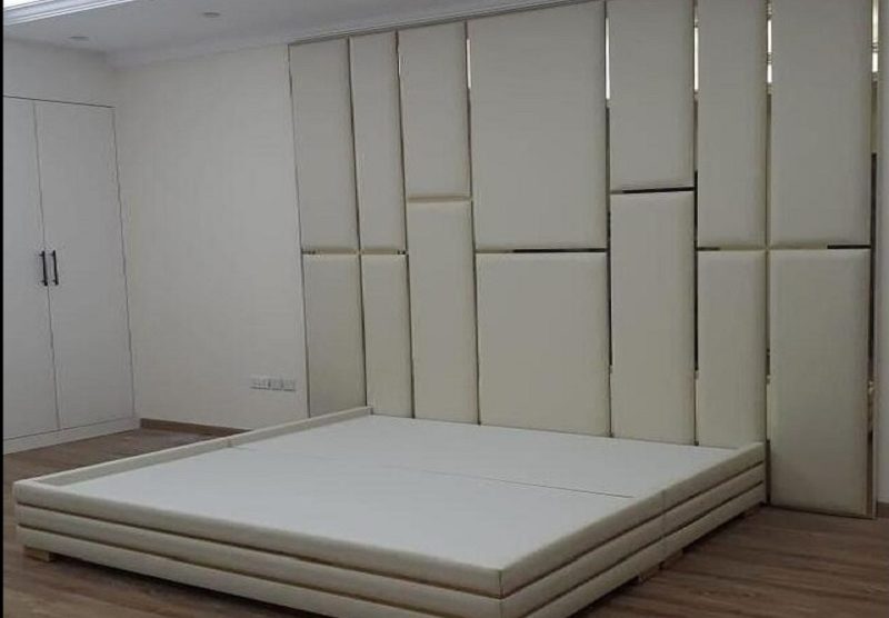 Bed and Headboard